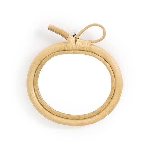 Miroirs en rotin forme pomme , nogu pas cher