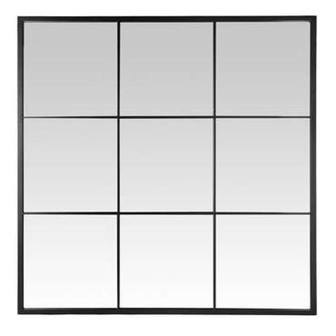 Miroirs h100xl100 cm coloris noir pas cher