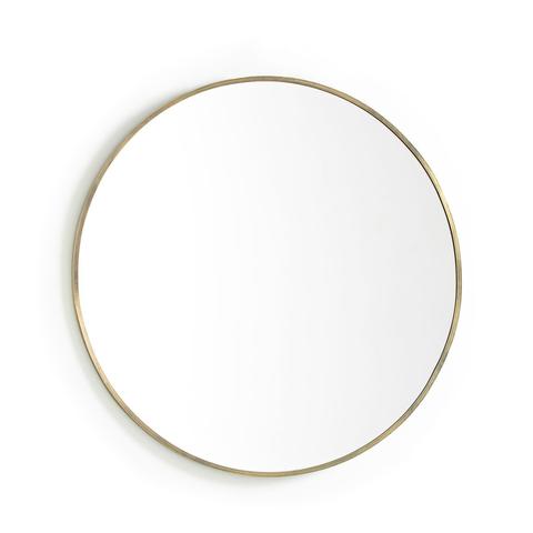 Miroirs métal laiton vieilli ø80 cm , caligone pas cher