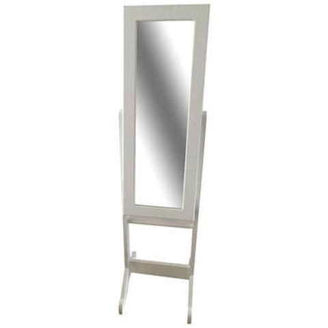 Miroirs psyche 130 cm 34 cm blanc qabi pas cher