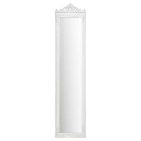Miroirs psyché baroque coloris blanc pas cher