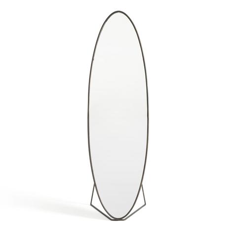 Miroirs psyché ovale métal h169.5cm koban pas cher