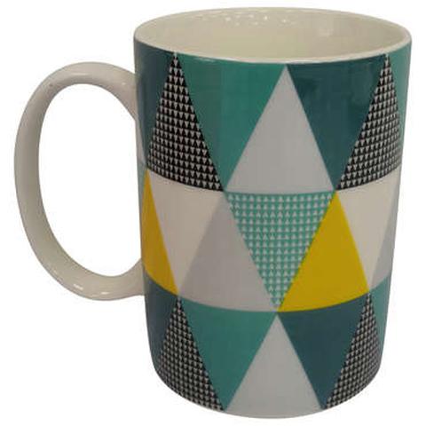 Mug en porcelaine triangle pas cher