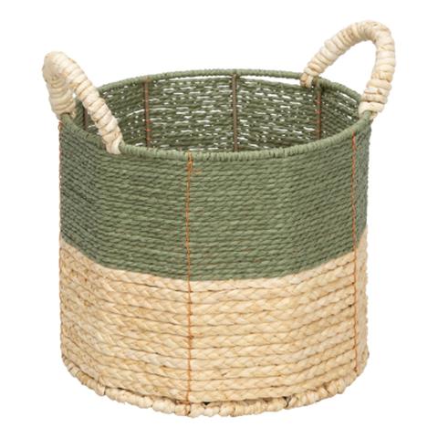 Panier moyen modèle hina vert / naturel pas cher