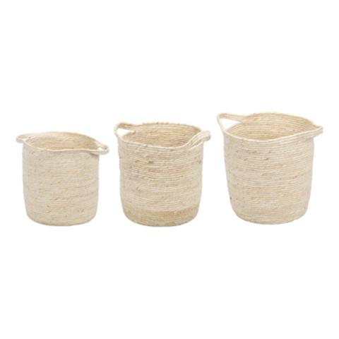 Panier set de 3 tayel naturel pas cher