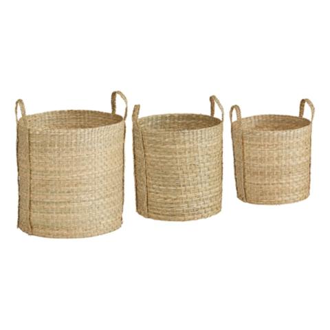 Paniers set de 3 dana naturel pas cher