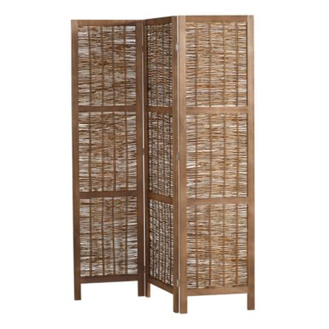 Paravent h. 170 cm osera marron pas cher