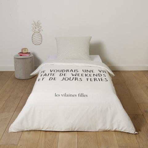 Parure 140x220 dreamea vilaines filles pas cher