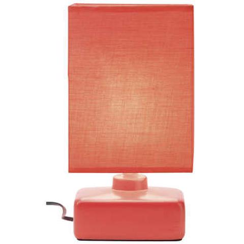 Petite lampe manon coloris rouge pas cher