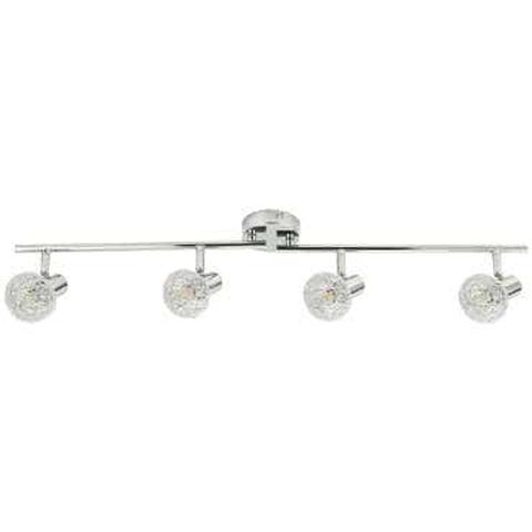 Plafonnier arc led chloe 4 coloris chrome pas cher