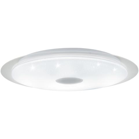 Plafonnier effet cristal moratica blanc effet cristal pas cher