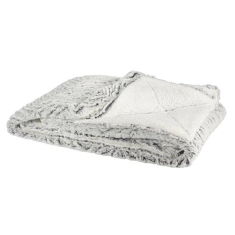 Plaid 130x160 cm ugo gris pas cher