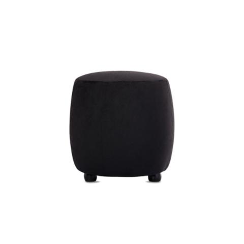 Pouf h. 32 cm oscar noir pas cher