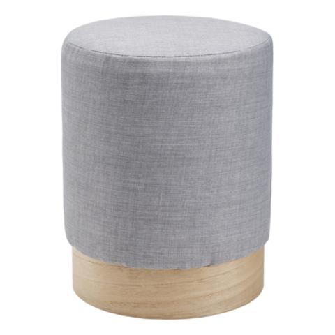 Pouf h. 40 cm baltique gris pas cher