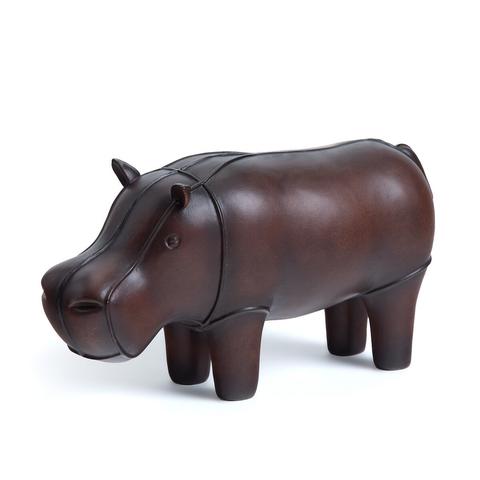 Statuettes hippopotame en résine kalomo pas cher