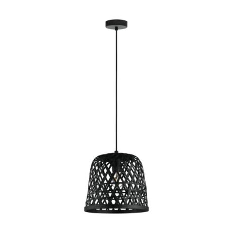 Suspension bois d. 30 cm kirkcolm noir pas cher