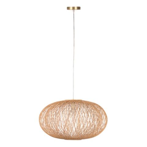 Suspension en rotin cocon d.60 cm naturel pas cher
