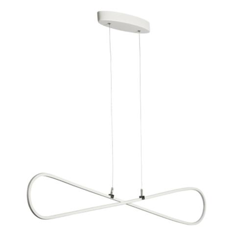 Suspension led l.97 cm infini blanc pas cher