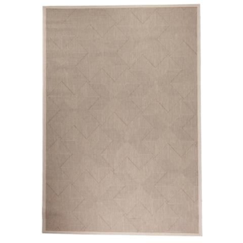 Tapis 120x170 cm cross beige pas cher