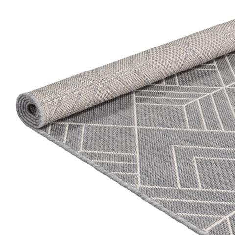 Tapis 120x170 cm graf gris pas cher