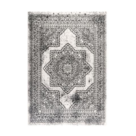 Tapis 160x230 cm jasmine blanc pas cher