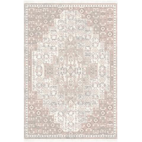 Tapis 160x230 cm margot rose pas cher