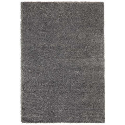 Tapis 160x230 cm super shaggy coloris gris pas cher