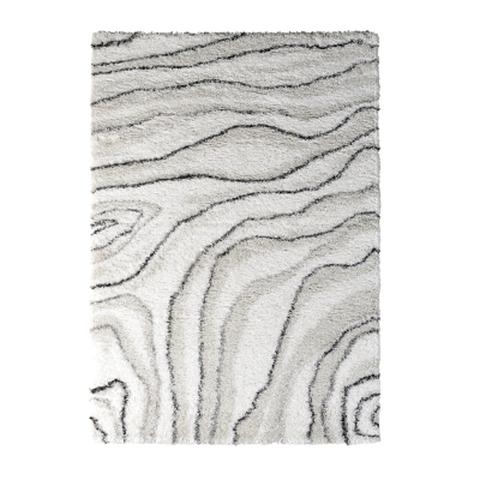 Tapis 160x230 cm wave crème pas cher