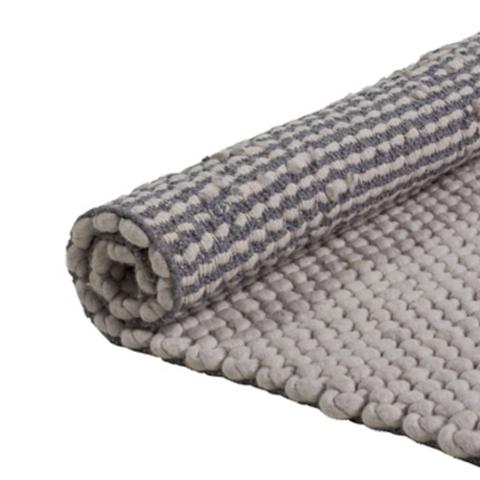 Tapis 170x240 wool gris pas cher