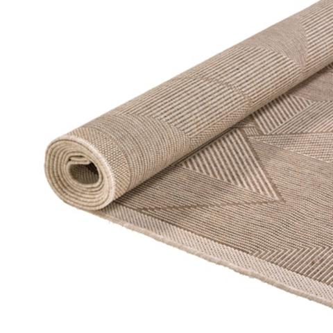 Tapis 200x290 cm cross beige pas cher