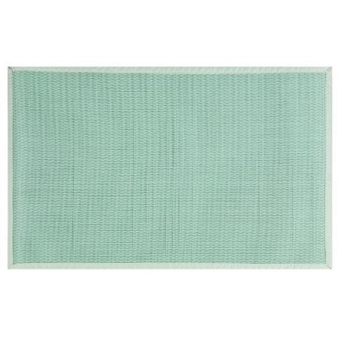 Tapis 50x80 cm geo céladon pas cher