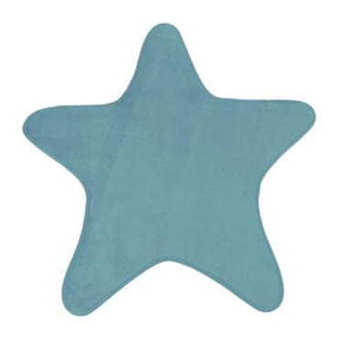 Tapis enfants ø100 cm miki star coloris bleu pas cher