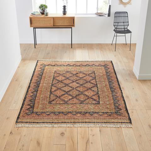Tapis jute et coton , mirta pas cher