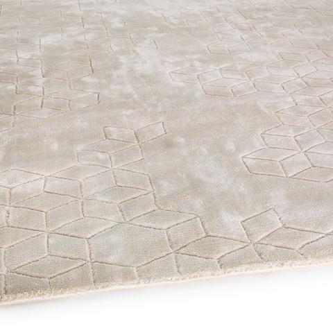 Tapis motifs ciselés viscose lugadia pas cher