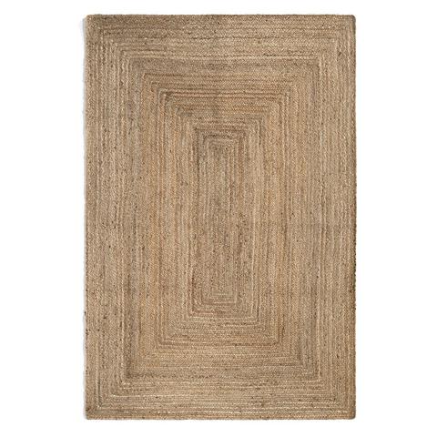 Tapis rectangulaire en jute , hempy pas cher