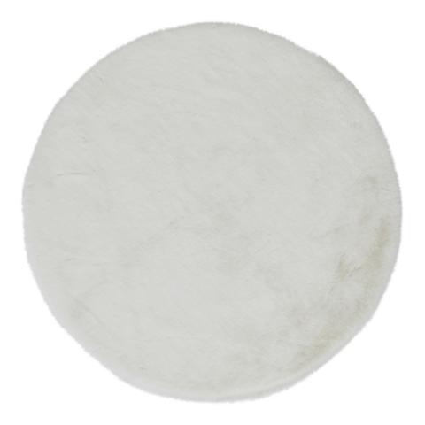 Tapis rond ø 120 cm jacob blanc pas cher