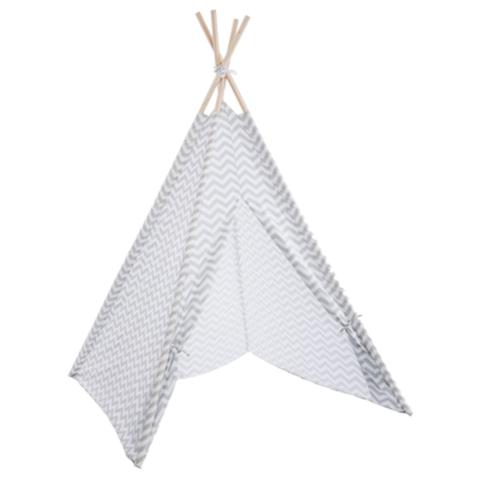 Tipi décoratif tipi gris pas cher