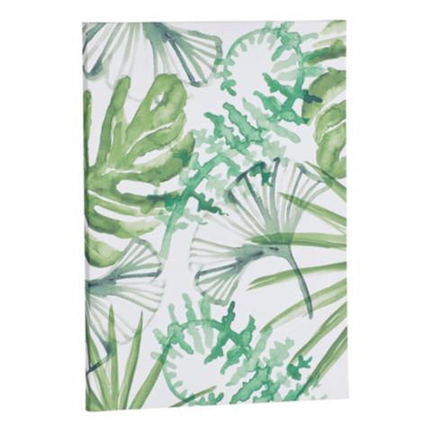 Toile 70x50 cm prairie vert / blanc pas cher