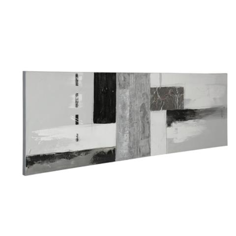 Toile peint 50x150 grey lagon pas cher