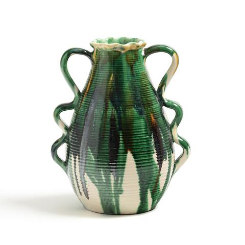 Vases en faïence émaillée h29 cm , figueras pas cher