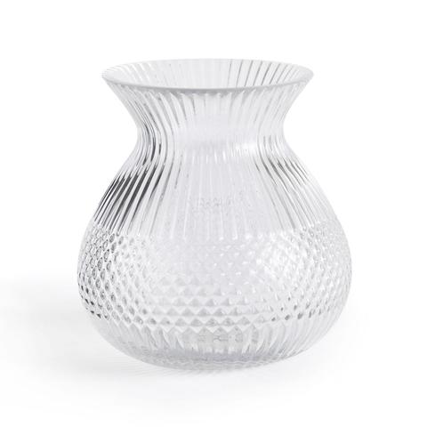 Vases en verre travaillé , afa pas cher