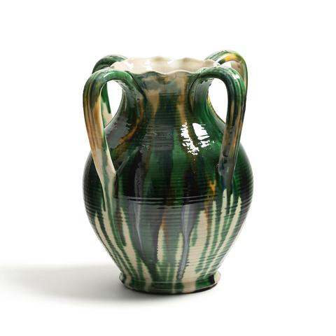 Vases faïence émaillée h25 cm , palamos pas cher