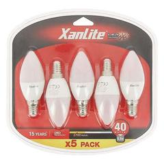 Ampoule 5xamp 5.5w e14 2700k pas cher