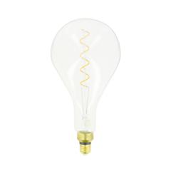 Ampoule déco géante led 4w équiv 30w 323lm e27 transparent pas cher