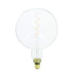 Ampoule déco globe géante led 4w équiv 30w 323lm e27 transparent pas cher