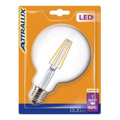 Ampoule led 7w équiv 60w 806 lm e27 blanc chaud pas cher
