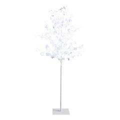 Arbre à fleurs led h. 150cm blanc pas cher