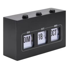 Calendrier l.19 , 5 cm flip flap noir / blanc pas cher