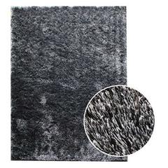 Carpette 60x115 cm glitter coloris noir pas cher