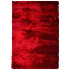 Carpette 60x115 cm mila coloris rouge pas cher